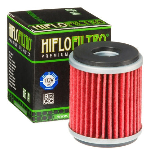 HIFLO Oil Filter HF141 for Yamaha YBR250 XTZ250 FZ25 YS250 0