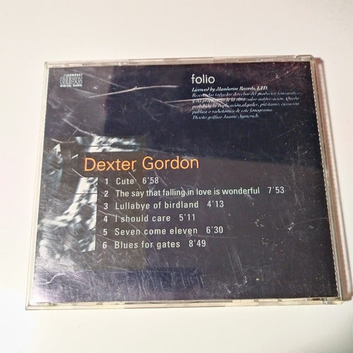 Jazz Master Dexer Gordon Cd Folio Ed Española Muy Bueno 3