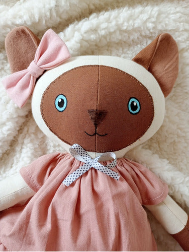 Siamese Kitten Cuddly Doll 1