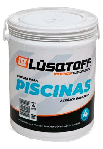 Lüsqtoff Celeste Acrylic for Swimming Pools 4 Liters 1