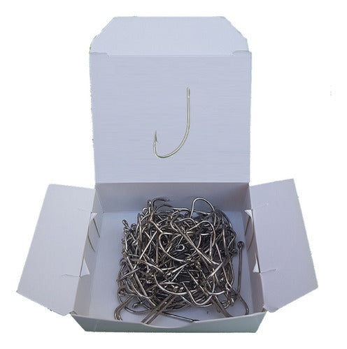 Red Fish Large Pejerrey Hooks 1210 Size 1/0 Box of 100 Units 0