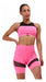 Ludmila Set: Top and Cycling Shorts Combo in Aerofit SW Tul Combination 10
