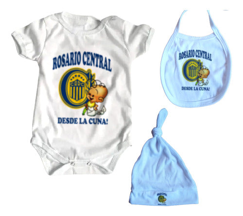 Genérica Baby Retro Layette Set X3 - Rosario Central 0