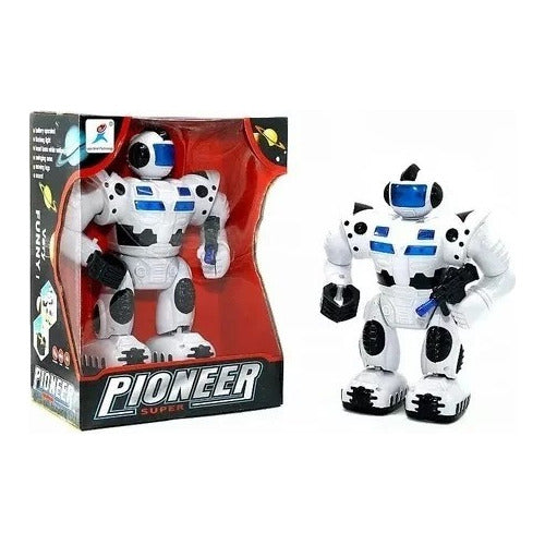 Robot Pioneer Con Luz Sonido Movimiento New 99111 Bigshop 3