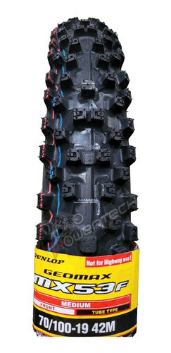 Dunlop Cubierta Delantera Mini Cross Geomax MX53 70/100 - 19 Cuo 0