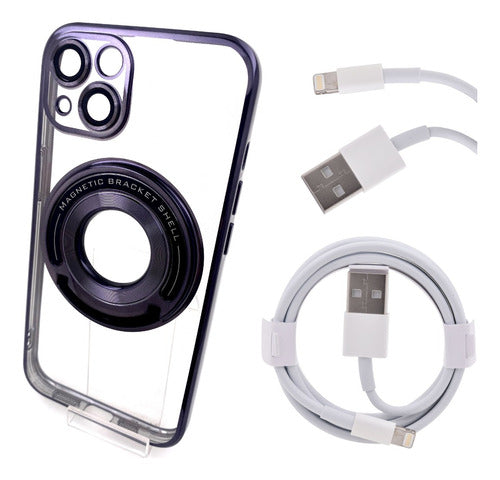 Protective Case + Charger Cable for iPhone 13 with Magsafe 4