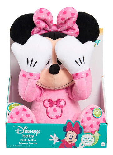 Disney Baby Peek-a-boo Plush, Minnie Mouse, Por Just Play 3