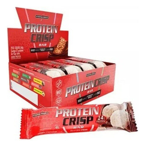 Integralmédica Protein Crisp Whey Bar 45g Box of 12 0