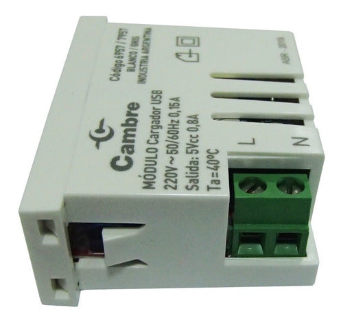 Cambre Modulo Cargador USB 6957 1