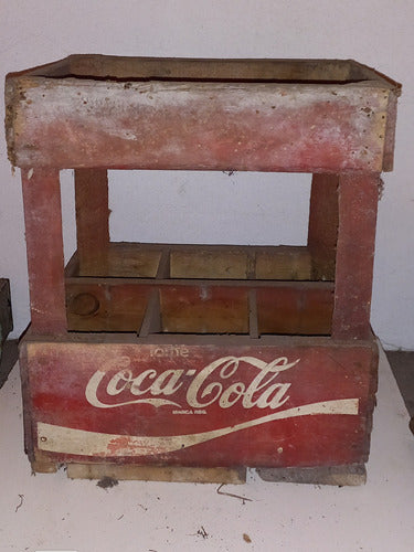 Cajón De Cocacola Madera Colección Antiguedad 1