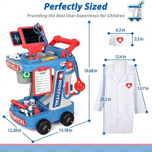 Liberry Kit De Médico Para Niños De 3, 4, 5, Con 5