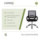 Lumax Silla Ejecutiva Pack 2 Unidades Mesh Ezri Ergonomica Respald 1