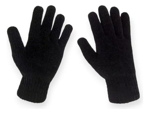 Guantes Magicos Negros Lisos Unisex Adult0 1