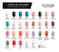 Cuvage Mini Semi-Permanent Nail Polish Gel LED/UV 6ML 1