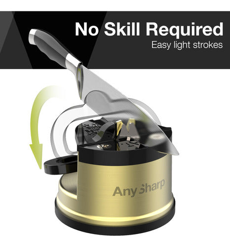 Anysharp Pro Knife Sharpener for Home and Camping with Suction Pad 1
