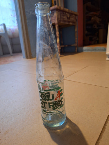 Antigua Botella De Refresco Quatro ,de Coca Cola Ml 285 0