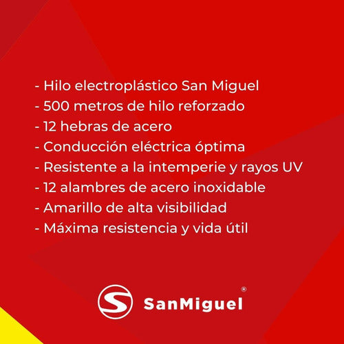 Hilo Súper Reforzado 500 Metros 12h Para Boyero San Miguel 1