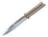 Sevillana Butterfly Knife with Locking Handle Stainless Steel 6