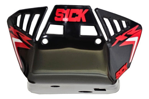 Sick Racing Cubrecarter Plastico Negro Con Calco Mas Cubre Piñon Tornado 2