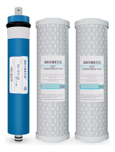 Max Water Combo Pack Reverse Osmosis Filter Replacement Set 0