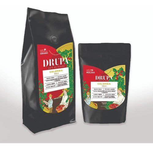 Drupa Cafe De Especialidad Tostado Colombia Huila X 250gr 0