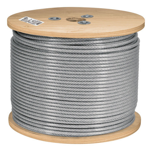 Rollo Cable Acero Forro Pvc 3/32 (2,3 Mm) 300 Metros 0