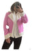 Women's Suede Jacket with Fur Lining in Various Colors 1