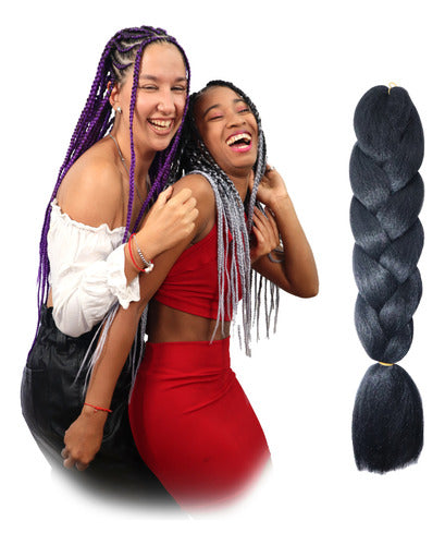 Extensiones Pelo Kanekalon Termico Jumbo Trenzas Africanas 0