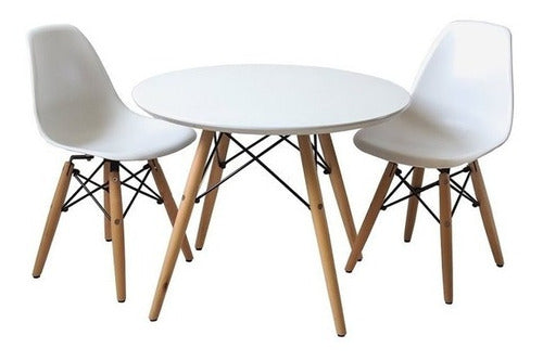 Alto Impacto Eames Kids Table Combo + 2 Children Chairs 0