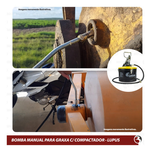 Engraxadeira Manual 4kg Bomba Graxa Profissional Lupus 7003 1