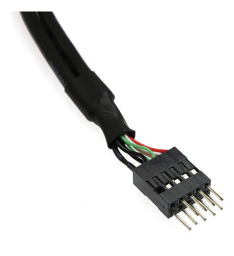 BAIRONG USB 9-Pin Male to Female Internal Baseboard Cable 2