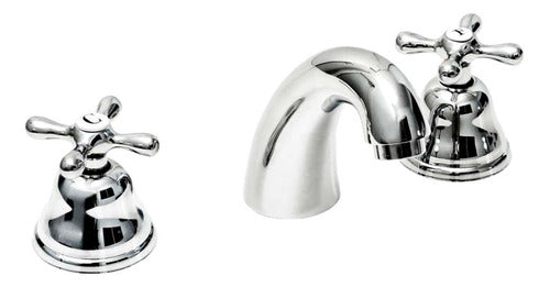 Aqualaf ITATI CRUZ Ceramic Bathroom Faucet Set for Washbasin and Bidet 1