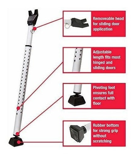 Master Lock 265D Door Security Bar, White 1