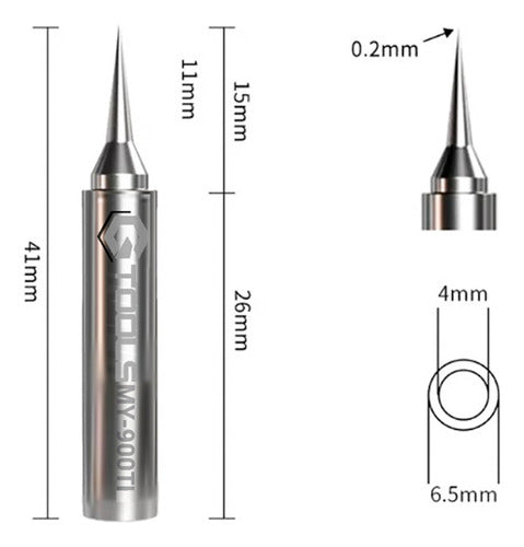 Kit 3 Puntas Para Cautin T-s, T-is, T-i G Tools My-900 2