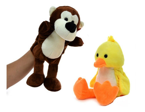 Imported Cko 12 Models Plush Hand Puppets Fun Animals 2