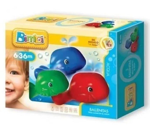 Bimbi Water Play Whales for Babies 6 Months + 1