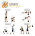 Kit Set Medicine Slam Ball 3 Kg + 4 Kg + 5 Kg Fitnesas Gym 5