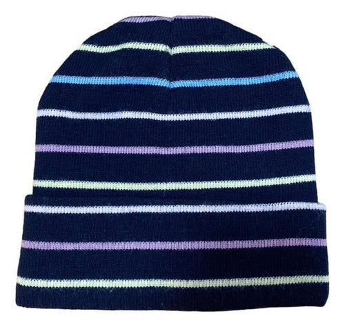 Gorro Nena/e Cheeky Rayas De Colores Talle U 2 A 0