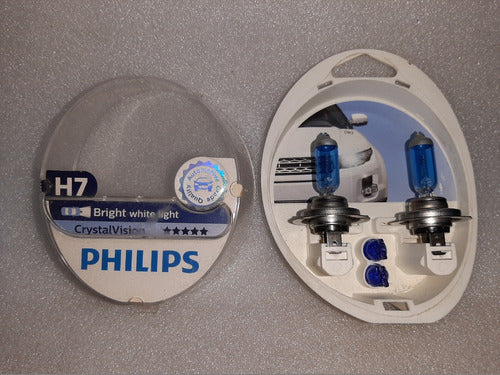 Lampara Halogena H7 12v 55w  Philips Blue Vision  Kit 1