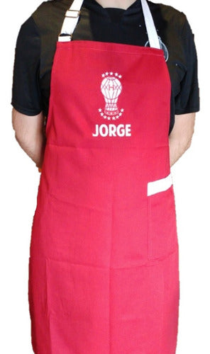 Personalized Embroidered Hurricane Grilling Apron with Your Name 2