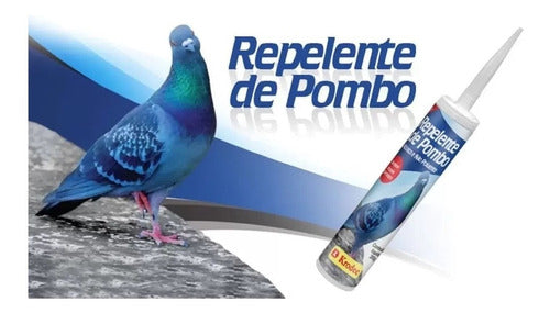 Repelente Em Gel Afasta Espanta Aves Pombos Pássaros 265gr 7