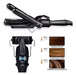 Ruzixt Ceramic 3 Barrel Hair Curler with LCD Display 2