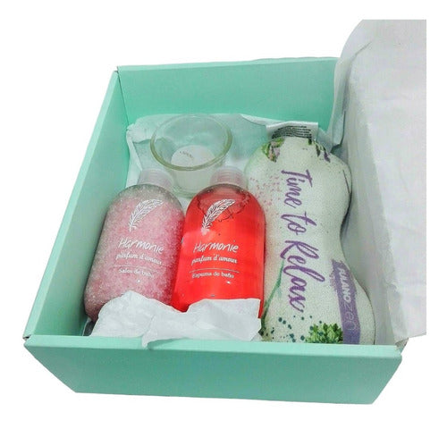 Luxurious Rose Aroma Spa Gift Box for Ultimate Relaxation Experience - Aroma Caja Regalo Box Spa Rosas Kit Relax Set N43 Disfrutalo