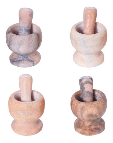 Marble Mortar and Pestle Set Assorted Colors 6