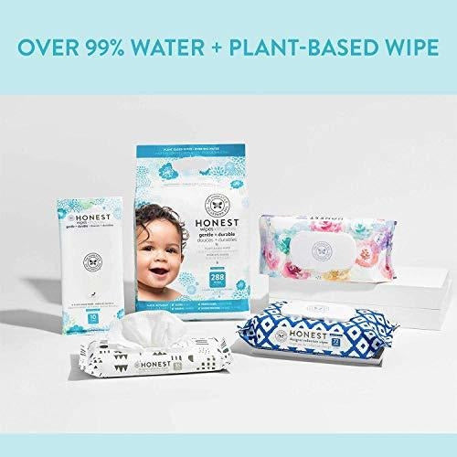 The Honest Company Baby Wipes - 576 Count, Blue Ikat 1