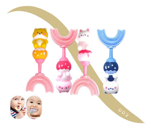 DD2 U-Shaped Toothbrush for Kids Dental Care 360° 0