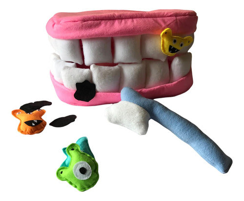 My Violet Dentist Fun Learning Mouth with Brush, Bacteria and Cavities 1