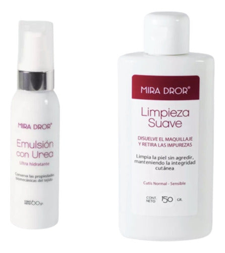 Mira Dror Moisturizing Cleanser Combo + Urea Emulsion 0