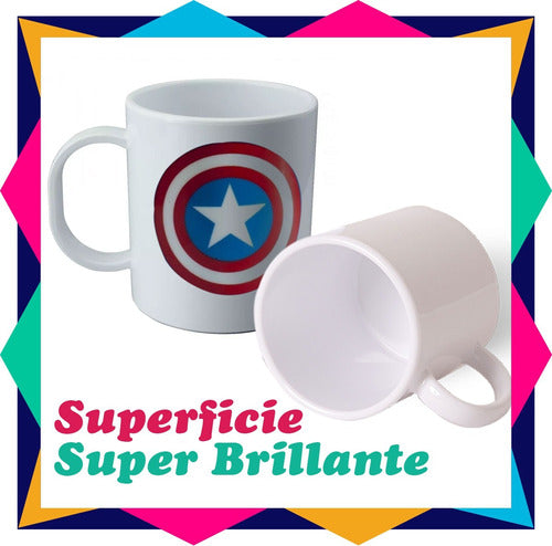 Polymer Sublimable White Mugs x48 Units for Sublimation 1