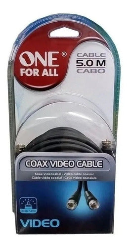 One For All Cable Coaxial 5 Meters F A F TV Video 1